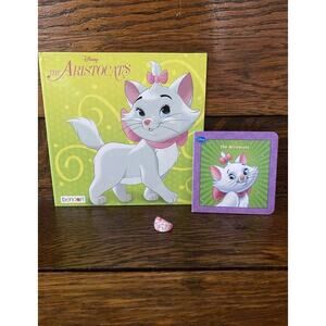 The Aristocats Gift Set Story Books & Marie The Cat Ring Stocking Stuffers Lot
